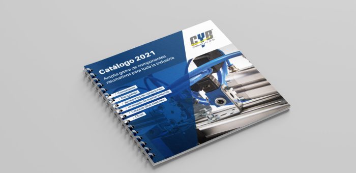 Catálogo de productos industrial para Cybermatics